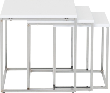 Image: 7254 - Charisma Nest Of Tables - White